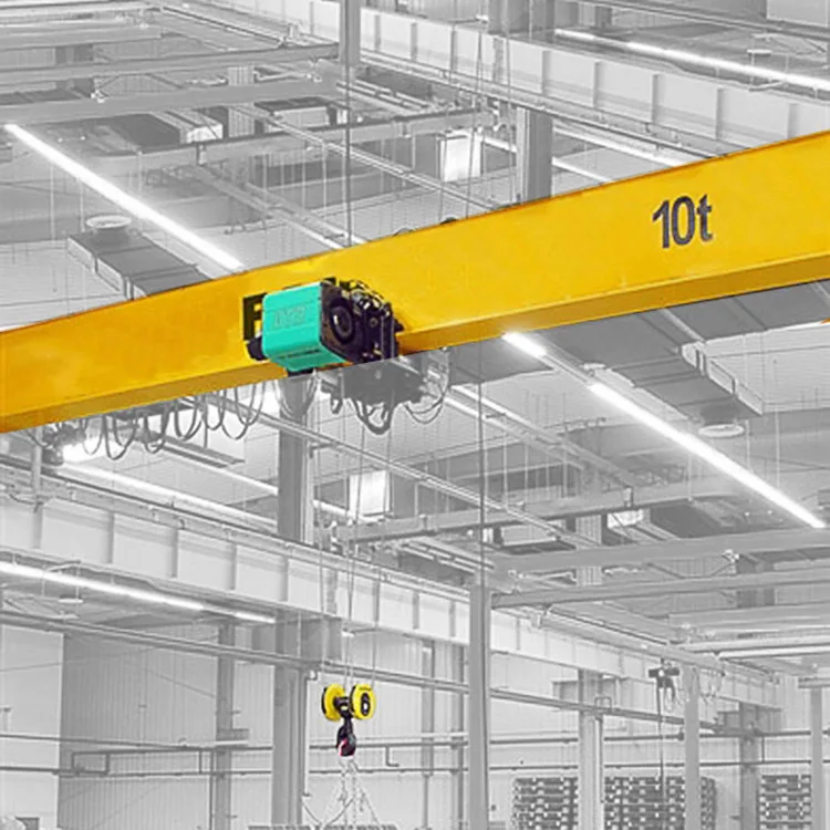 China Supplier New Type Hoist Travelling 3 ton 5 ton Single Beam Overhead Bridge Crane With High Quality