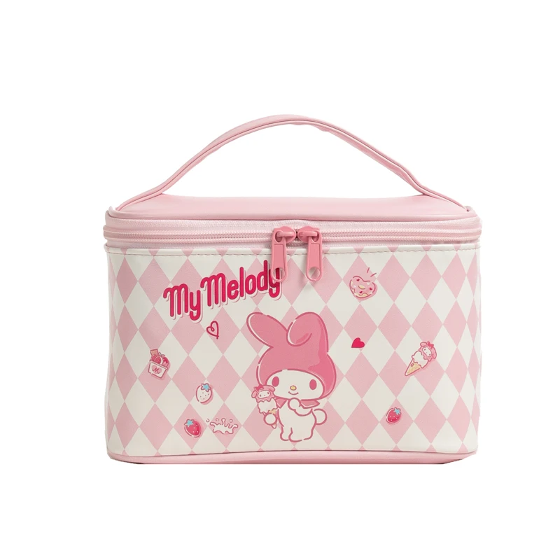 new cartoon sanrio  kitty Large Capacity Cosmetic Bag Girls Sundries Storage Girls gifts Waterproof Travel Cosmetic Bag