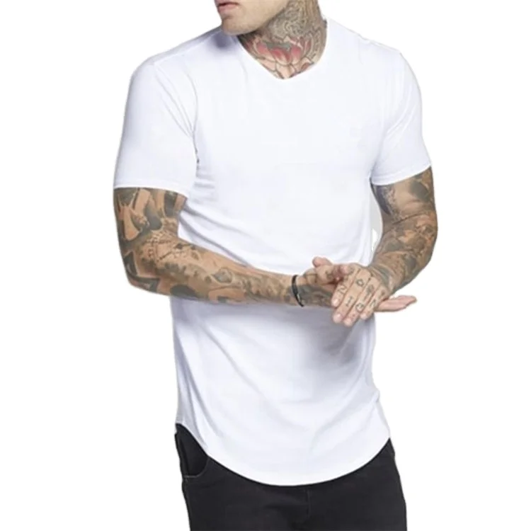 Wholesale China Customized Classic Round Neck Short Sleeve Blank White Plain Custom Printing T Shirts