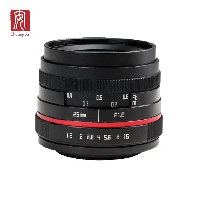 25 мм F1.8 с APS-C формат изображения ручной диафрагмой камеры линзы