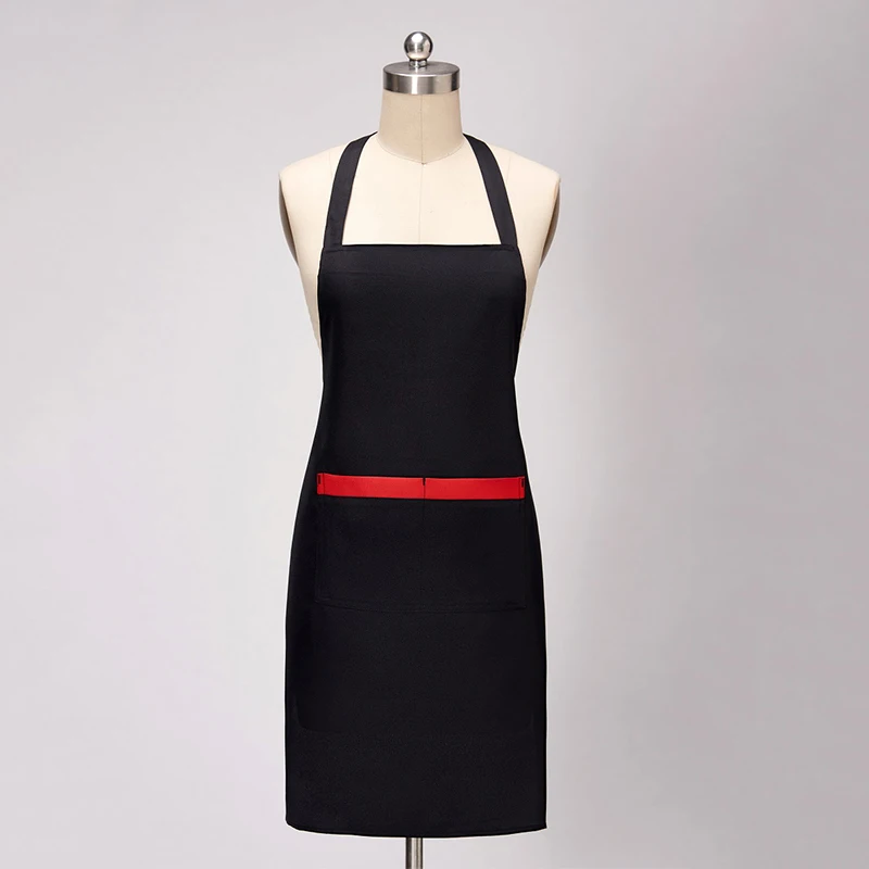 Индивидуальная ткань полиэстер дизайн карманные полосы регулируемая ресторан Униформа саржа низкая цена