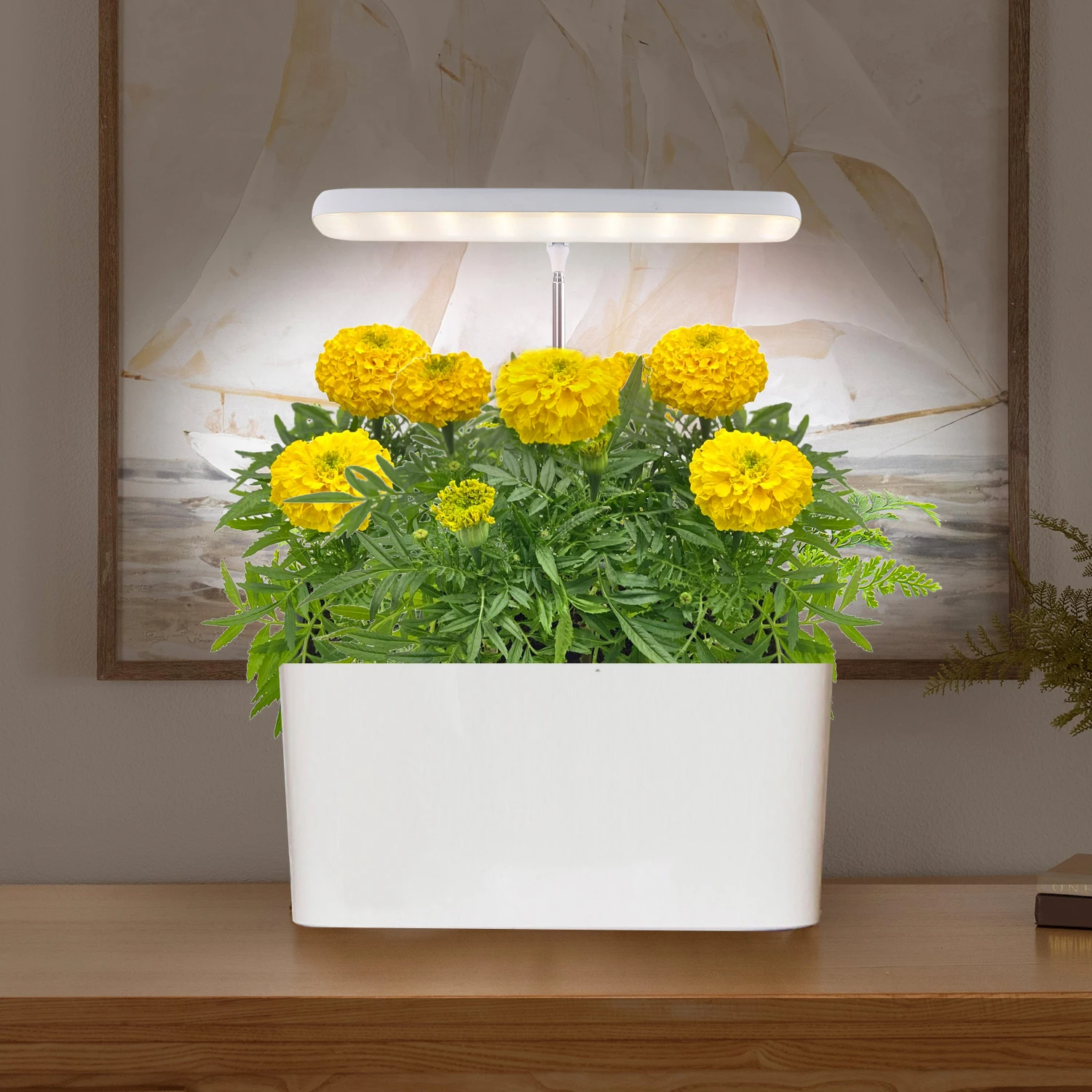 J&C planter mate 5V detachable dimmable led grow light adjust height light for indoor growing