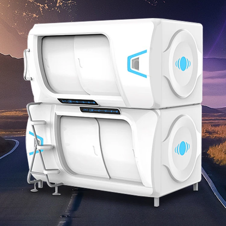 high quality space cabin bed sleeping capsule box capsule hotel bed