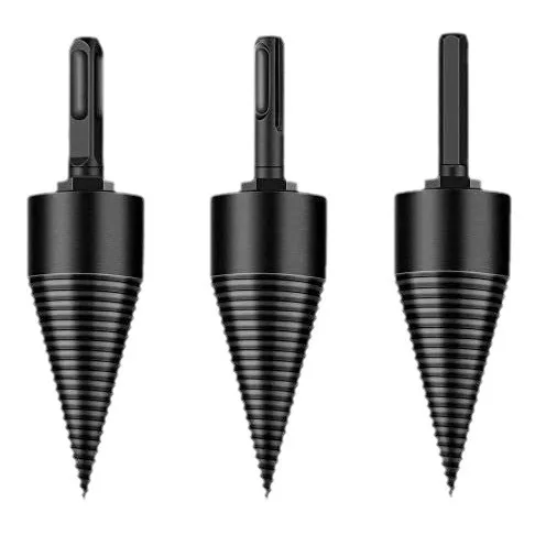 High Quality Wood Splitting Drill Bit Duty Removable Firewood Premium Firewood Drill Bit Hex Shank Firewood Drill Bit