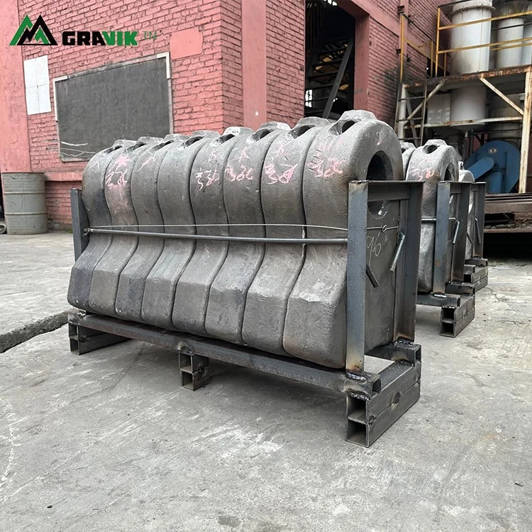 High Chrome Shredder Hammers Mill Parts Metal Crusher Hammer