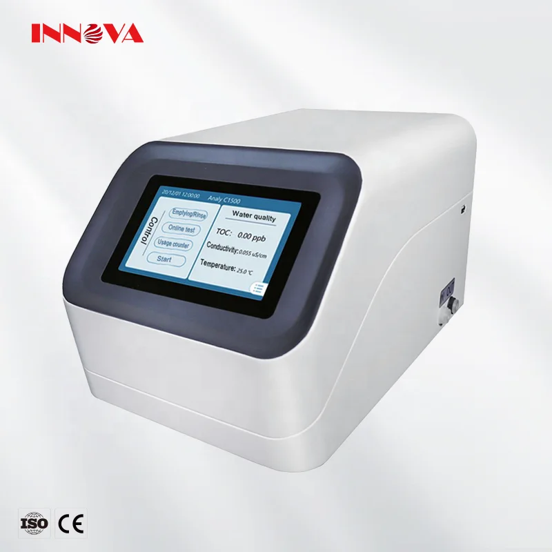 Accurate Lab Water TOC Monitor UV oxidation with two test model ProfessionalTotal Organic Carbon Analyzer for lab