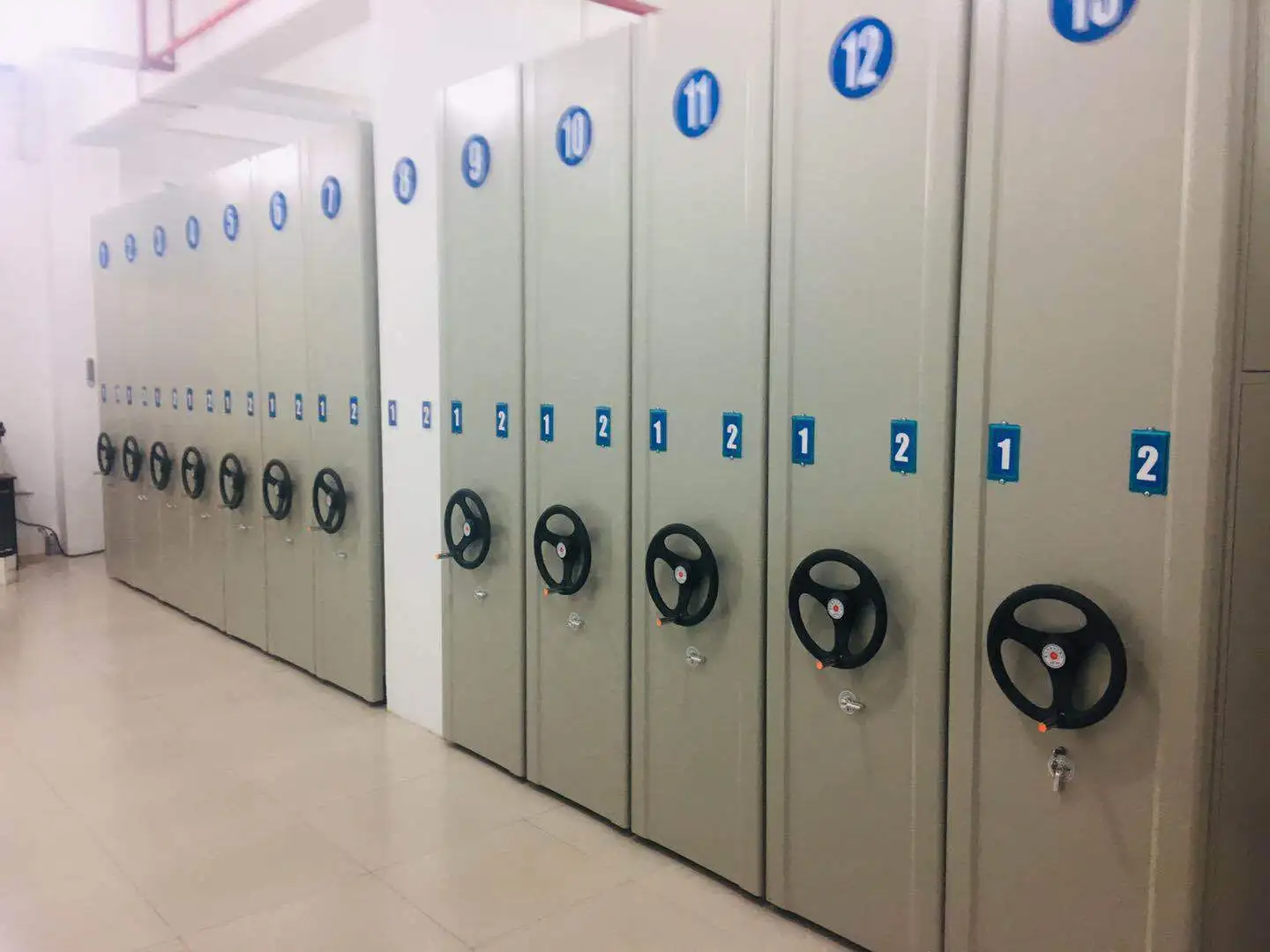 High density library mobile storage rack system archive metal intelligence mass shelf