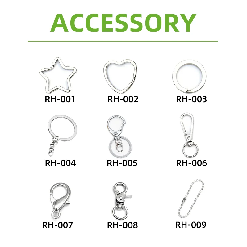 Bracelet en silicone sans contact RENHUI perle rose pailletée porte-clés porte-clés porte-clés personnalisés avec perles