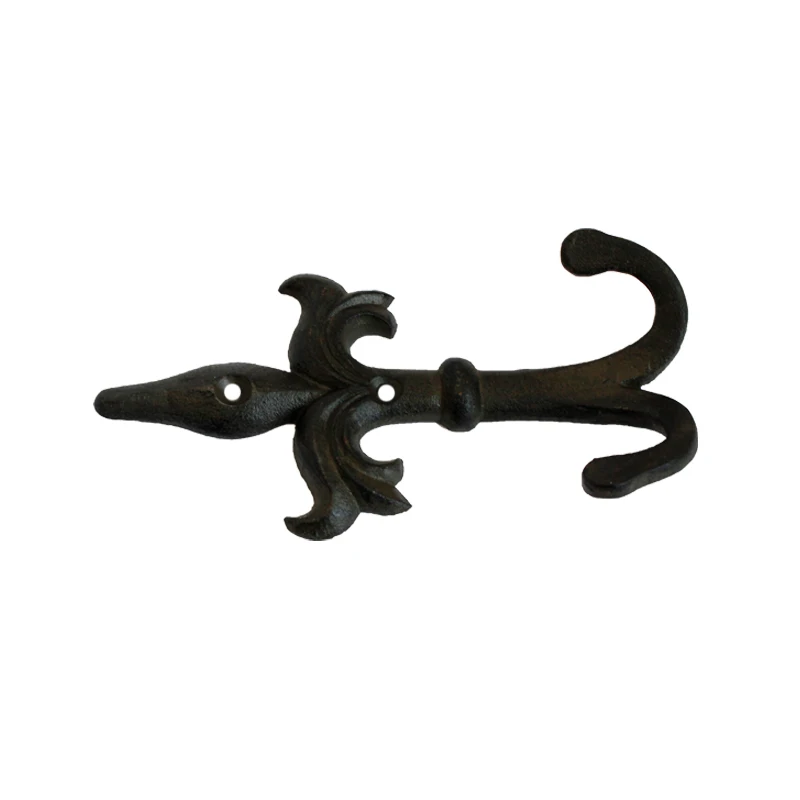Novel design metal art antique  cast iron spearhead  hook