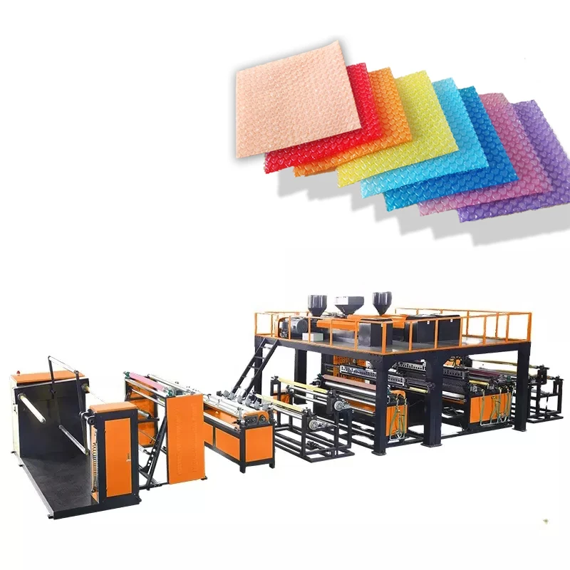 2022 New Design 3/5/7 Layers Air Bubble Film Wrap Sheet Wrapping Roll Making Machine Air Bubble Film Wrap Machine 1800mm New