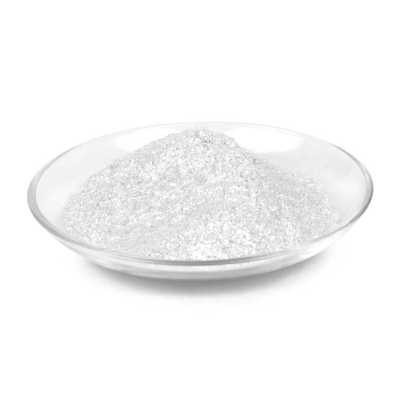 White Pearl Mica Glitter Powder Manufacturer Wholesales Shimmer Mica Powder Pigment Pearlescent Pigment