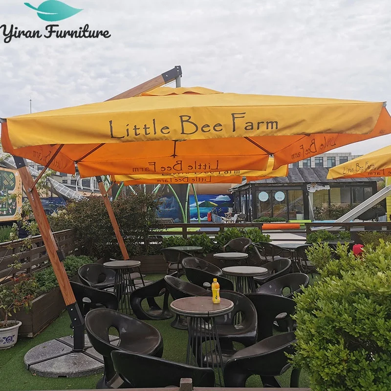 High Quality Aluminum Garden Patio Parasol Wholesale Outdoor Umbrella In Customized