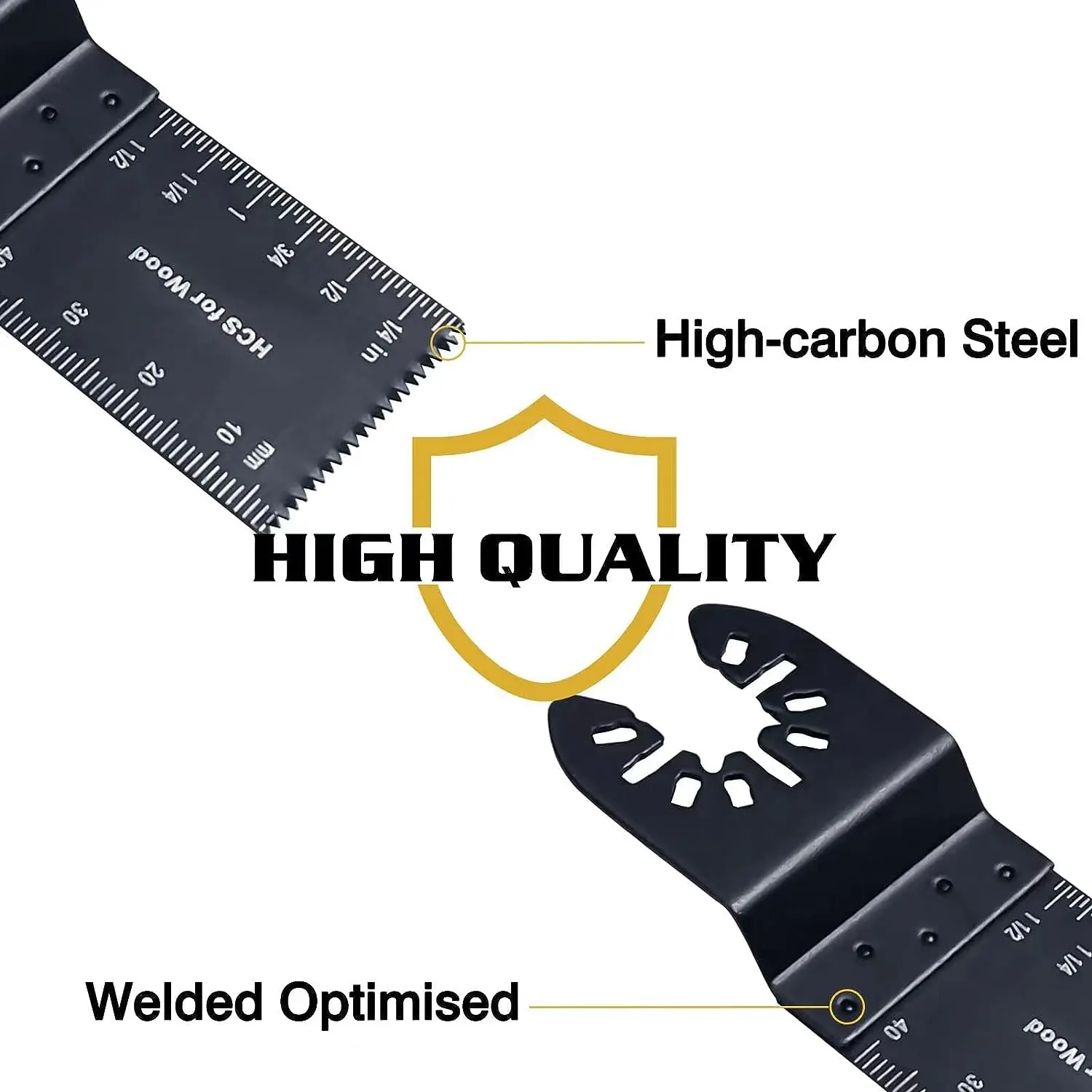 Oscillating Saw Multi Tool Blades Kits Universal Titanium Oscillating Tool Blades for Metal Wood Nails Screws