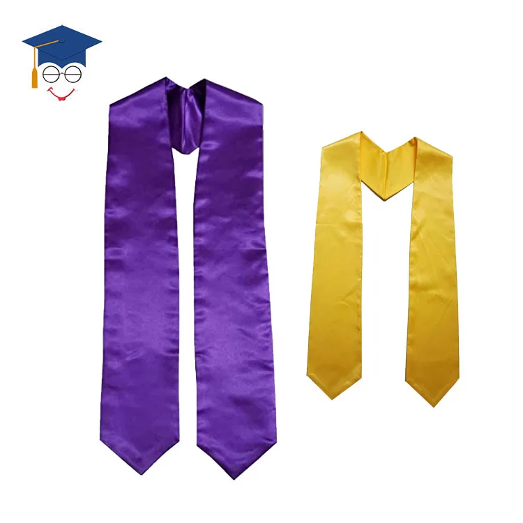 Wholesale  Plain  Graduation Sash  Graduation Stoles