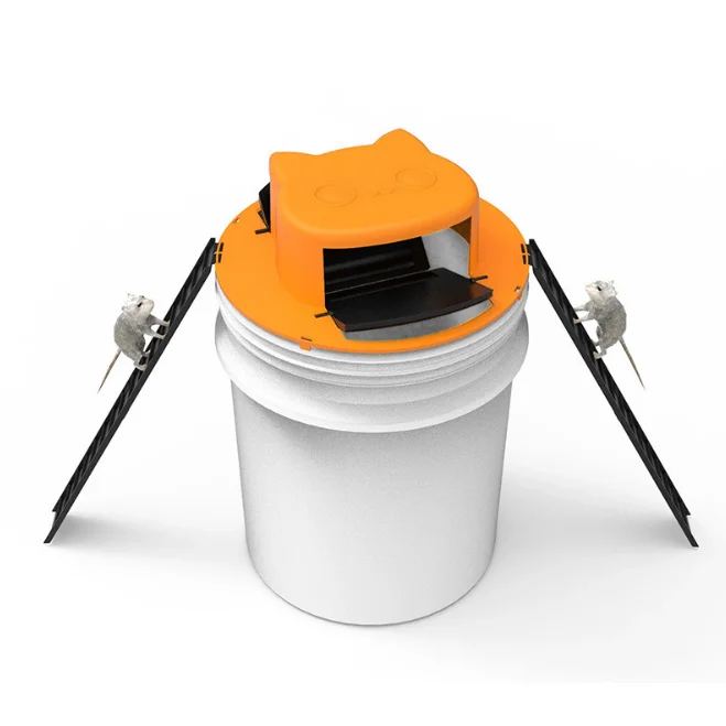 Семейный Кот, пластиковая гуманная умная ловушка для мышей, откидная и скользящая крышка ведра, крыса, много ловушек, вращающийся убийца, не убивать