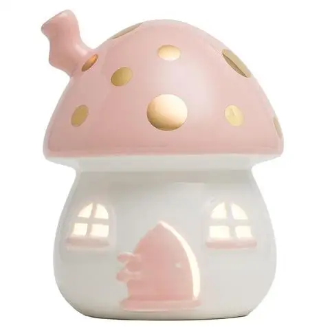 Красивый фарфоровый ночник ручной работы в виде грибов, керамический дом для праздничных подарков и украшения дома