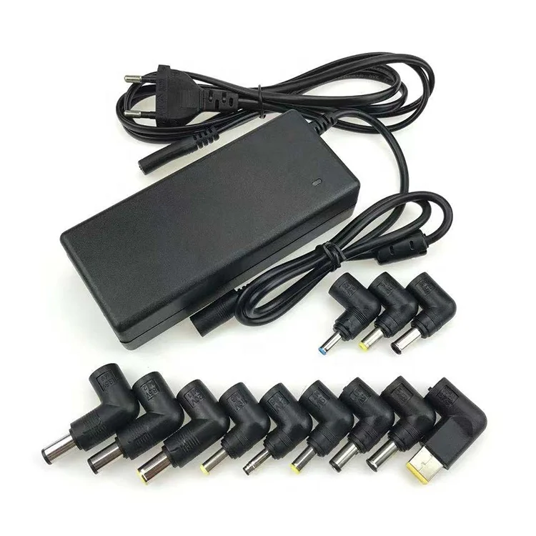 
Universal Automatic 90w 100w Universal Laptop Charger with DC 8 Tips 