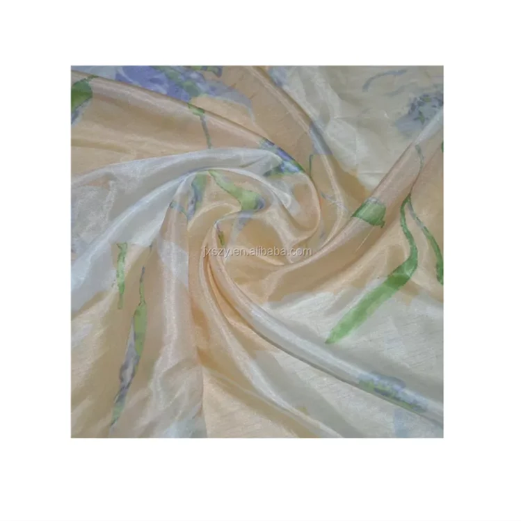 19gsm 100%silk sheer fabric silk habotai silk paj fabric