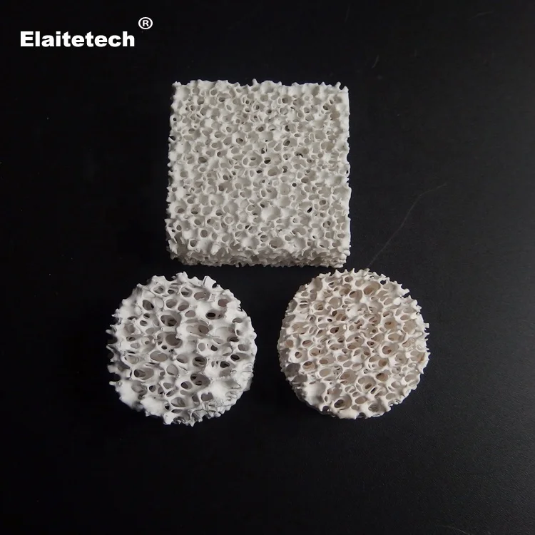 Aluminum casting industry porous ceramic foam filter for aluminum rolling sheet casting