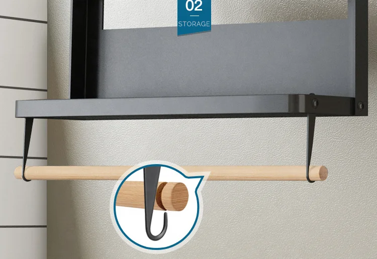 Wholesale Metal Kitchen Fridge Rack Magnetic Organizer Refrigerator Storage Rack