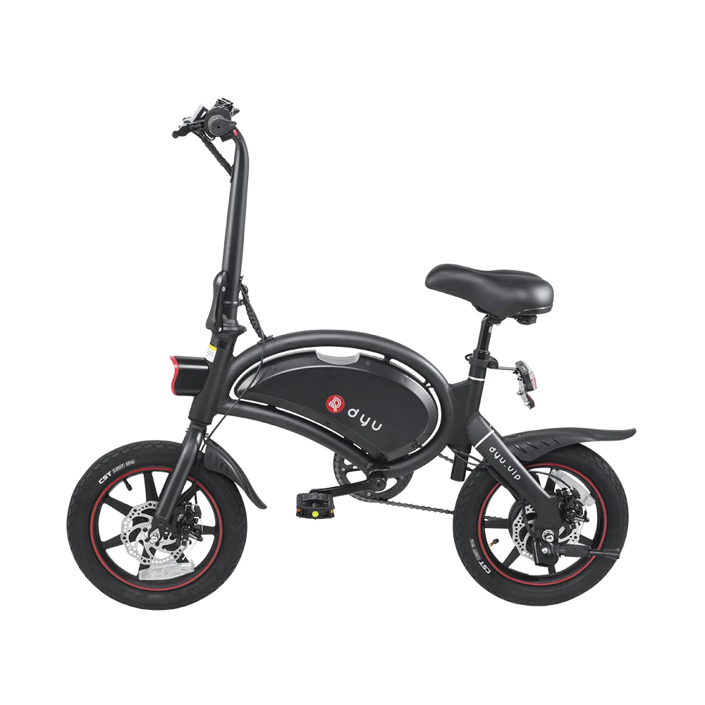 
2019 Hot Bestsaler E bike Scooter DYU D1F Portable 2 Wheels Bicycle Foldable Aluminum Alloy Lithium Battery 200   250w 36V 12