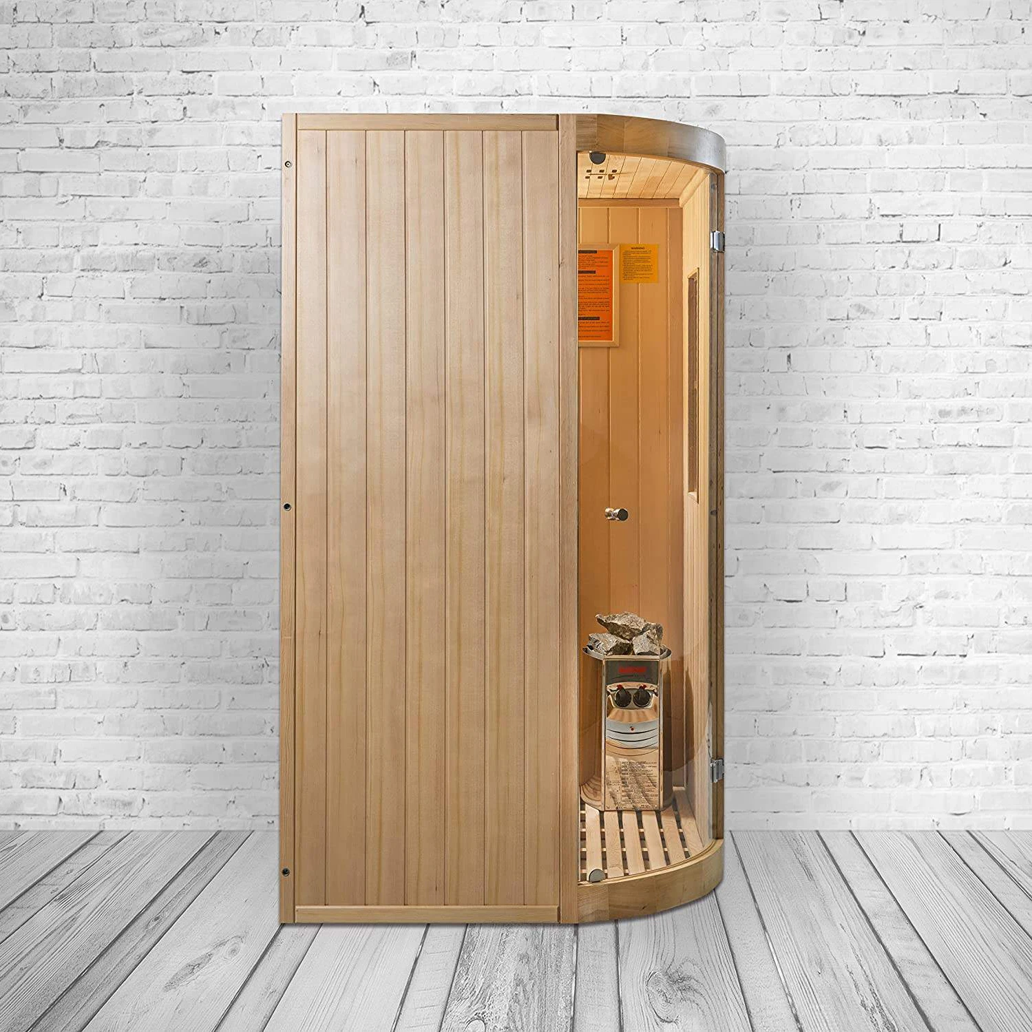 High Quality Wood Indoor Sauna Combination Series Spa Tubs Sauna Rooms Home Dry Steam Sauna Room for 2 People