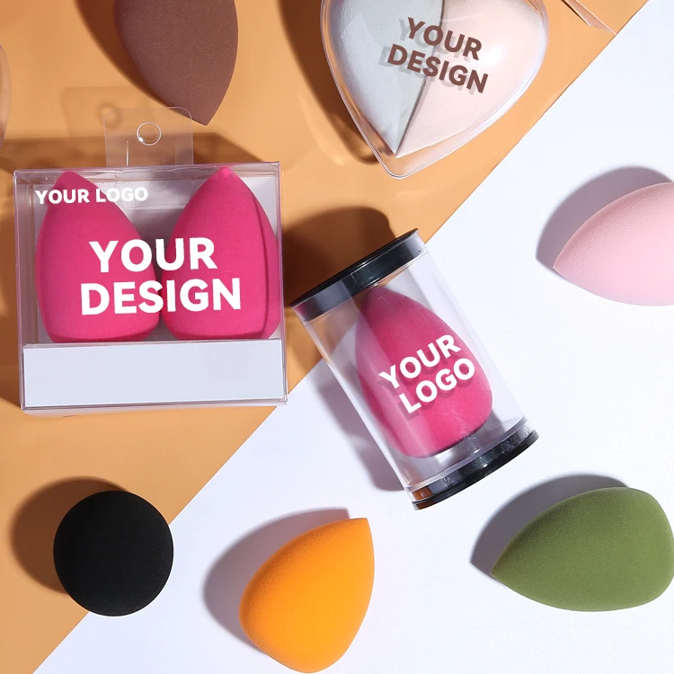 OEM Mulit Color And Shape Latex Free Makeup Sponge No Package High Definition Foundation Beauty Egg Make Up Sponges Blender