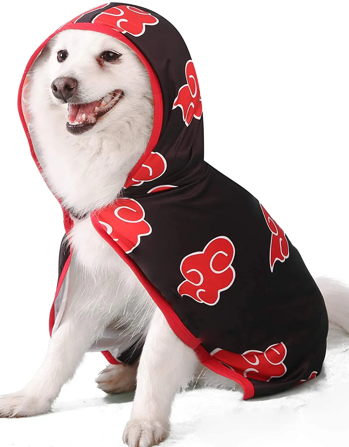 
Fondopeted Cartoon Akatsuki Pet Halloween Dog Costume Cloak Cat Anime Cosplay Hoodies Cute Party Cape Dogs Cats Clothes 