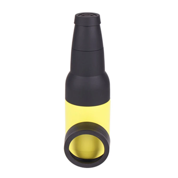 New 4 in 1 Bottle Cooler 12oz Small Drink Can Cooler Stainless Steel Beer Draft Beer Bottle Cooler with Beer Opener