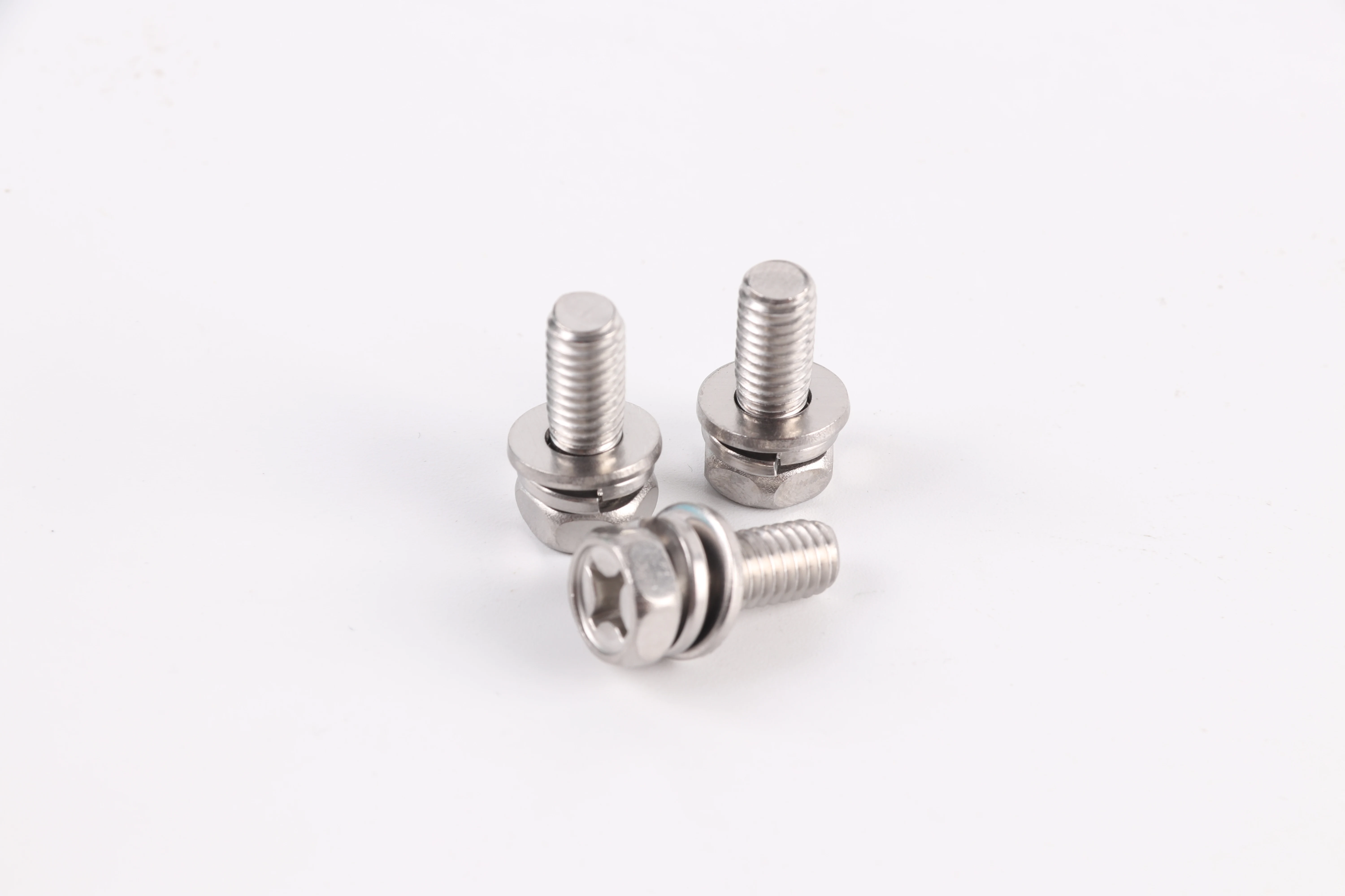 6mm 8mm 12mm 14mm 15mm Stainless Steel Hexagonal Bolts With Gaskets Zinc Plain Outer Hexagonal Bolt