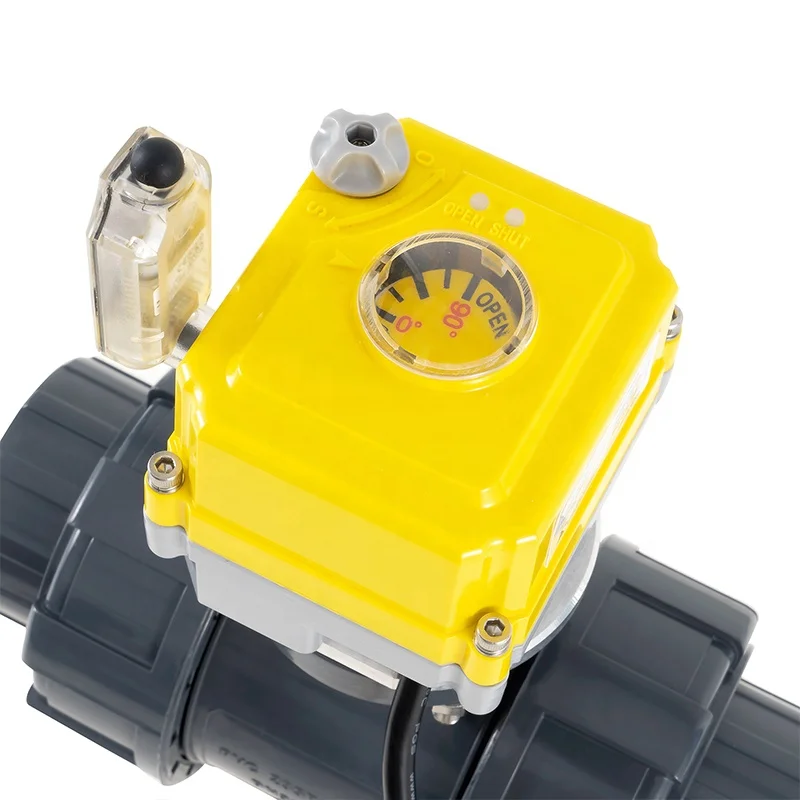 Smart electric valve Tuya APPwifi water valve power off automatic return setting. Smart timing PVC electric water valve