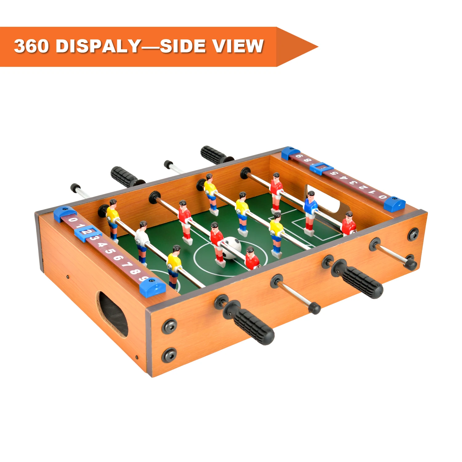WIN.MAX MDF Mini Soccer Table, Mini Foosball For Table Game
