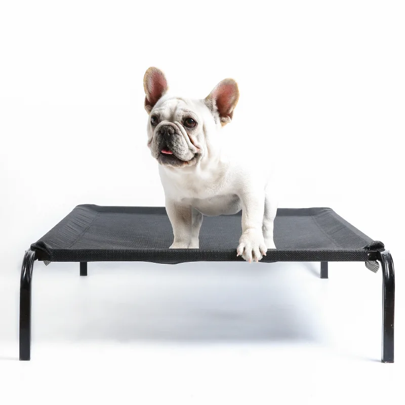 Wholesale designer small large luxury washable outdoor camping raised elevated pet cot dog beds