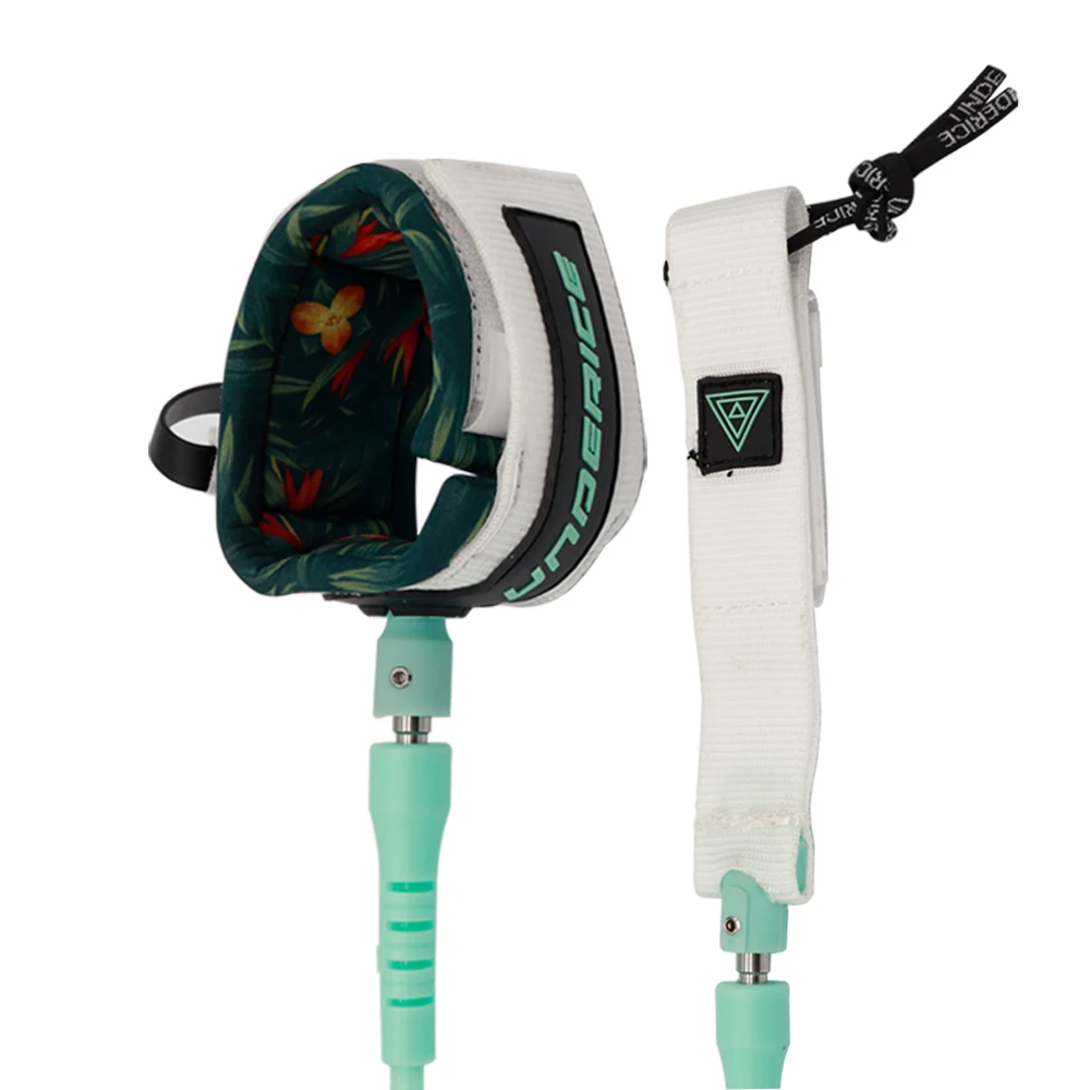 UICE Premium Quality 7MM 7FT Custom Logo Surf Leg Rope Surfboard Leash