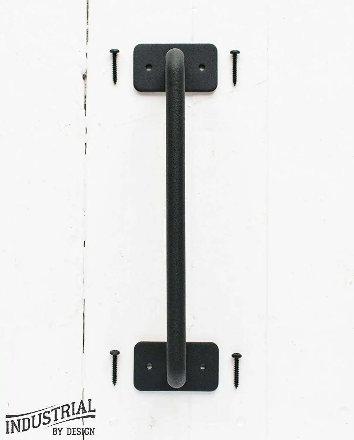 Wholesale Fashion Modern House Bedroom Quality Solid Q235 Carbon Steel Barn Door Handle Bar