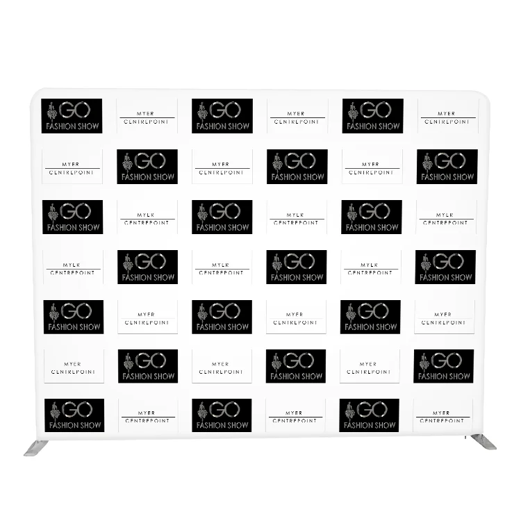 High quality custom logo printing stretch tension fabric backdrop convention banner display