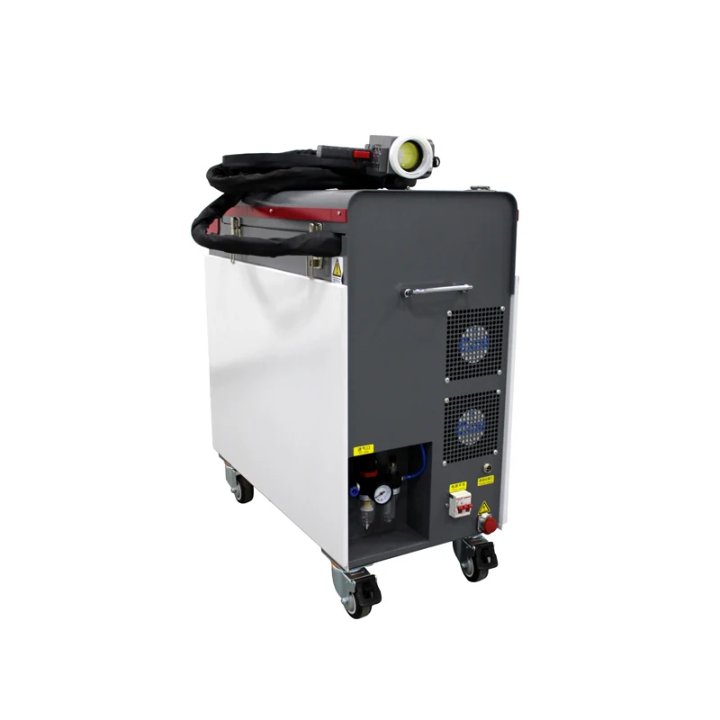 100W/200W portable laser cleaning machine rust removal  metal laser cleaning machine for sale laser cleaning graffiti
