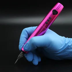 Discover 800mAh 2 Battery Permanent Makeup PMU SMP EyeBrow Lip Eyeline Wireless Rotary  Tattoo Pen Machine