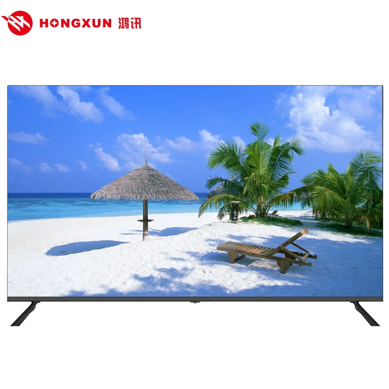 Большой HD полный экран без границы рамки ТВ 4 к Smart LED 55 дюймов