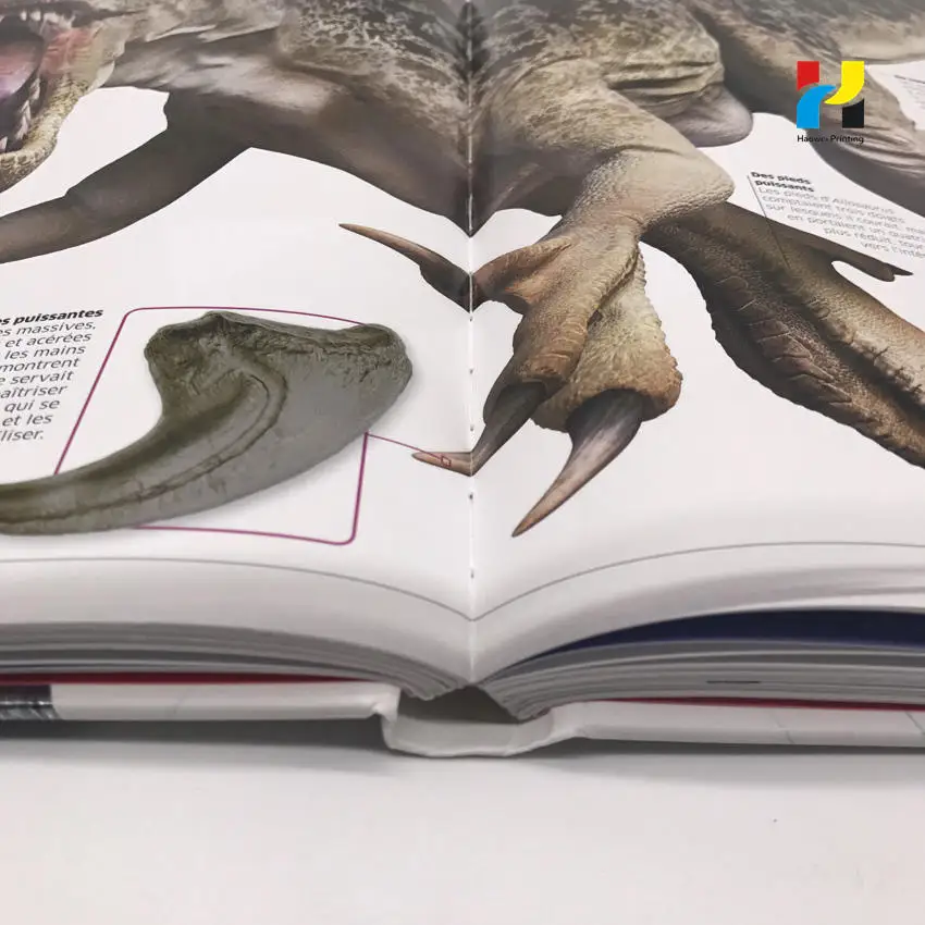 Заводская пользовательская 3D-книга для детей книга рисования картонная печать обучающие книги в твердом переплете