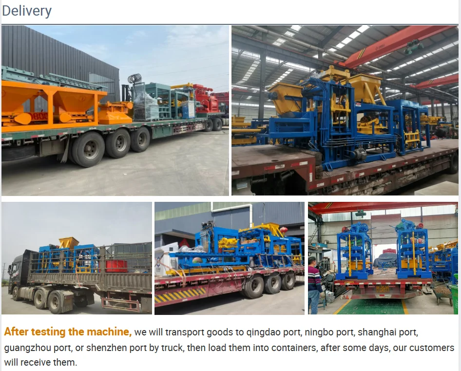 Qt4-16 Uganda Automatic Hydraulic Hollow Sand Cement Block Making Machines Made In China