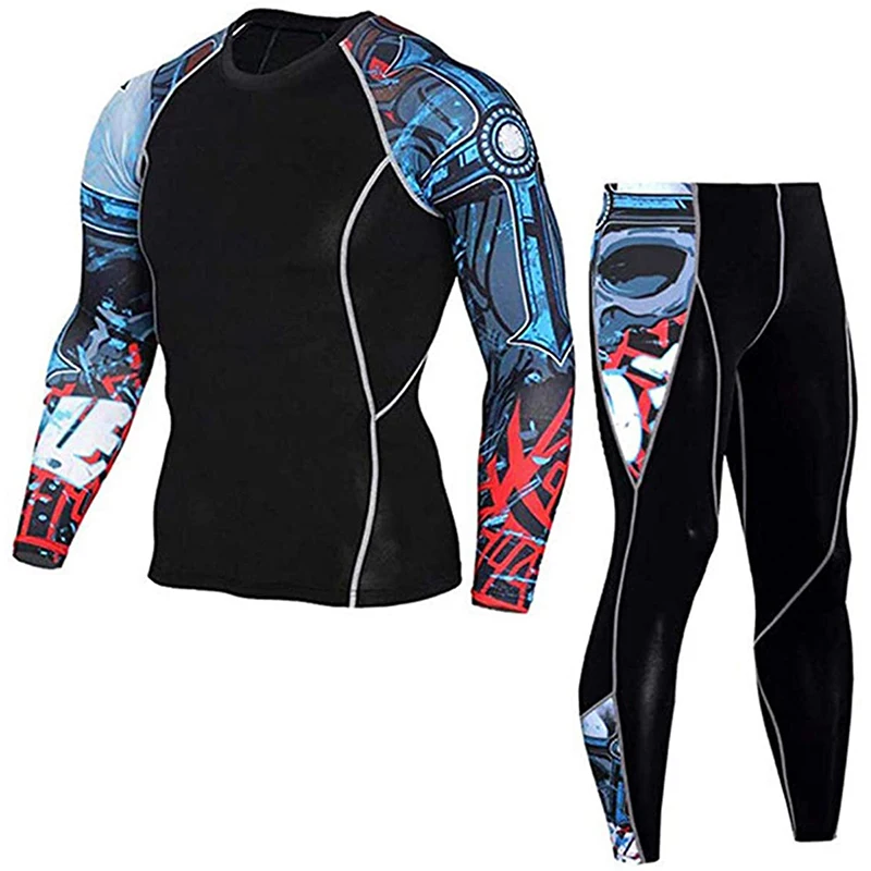 2021 High Quality Custom Sublimation Mens Long Sleeve Rash Guard Full Suit
