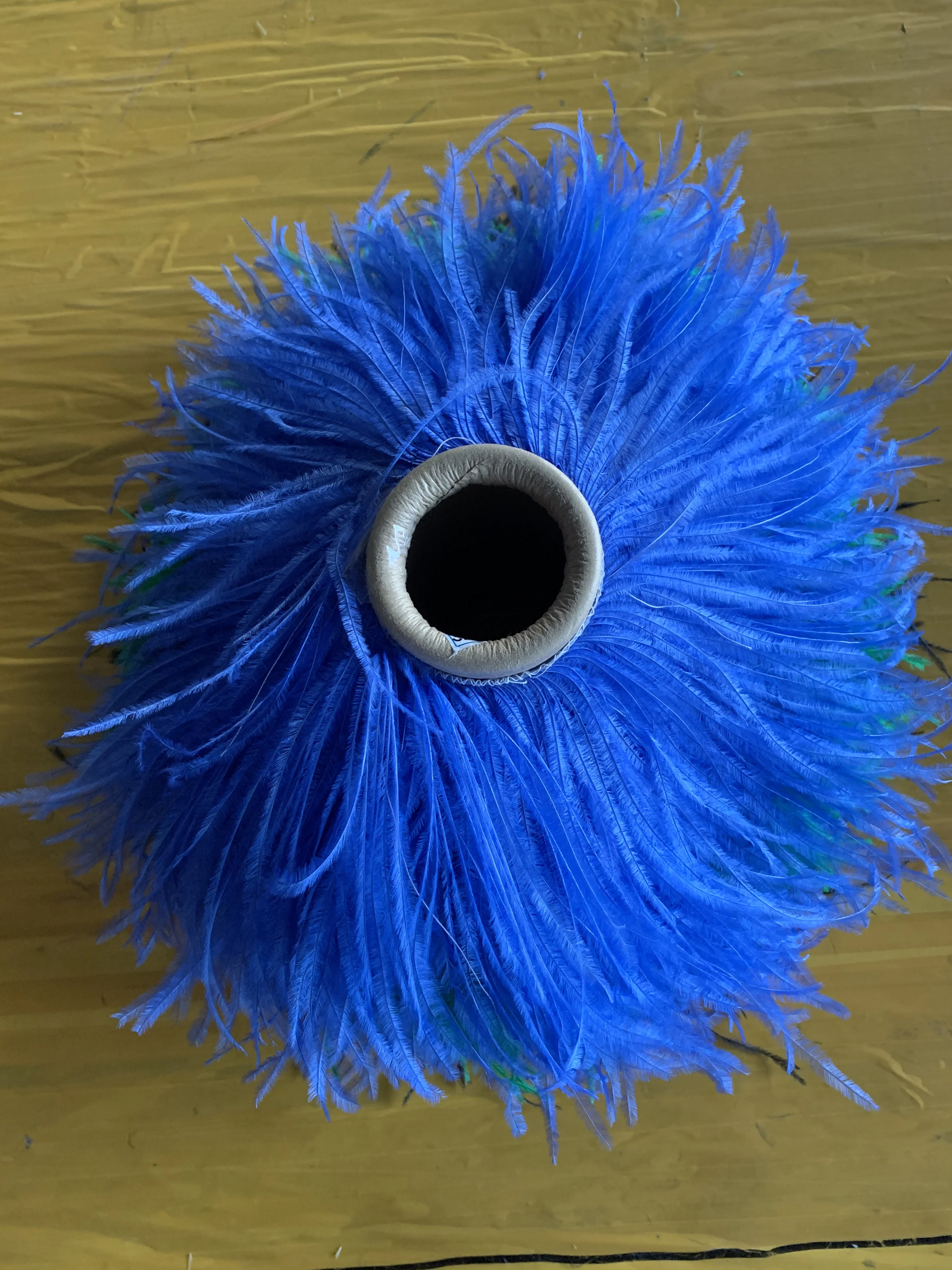 HS-48 DIY Wholesale Black White dye Customs Colors On Cord 2 1ply  No Ribbon Ostrich Feather trim fringe for gifts & crafts