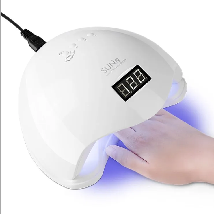 
professional acrylic smart foot nail dryer machine plastic portable Manicure sun led uv nail lamp 