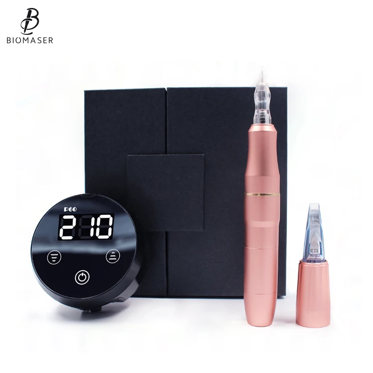 Professional Biomaser rechargeable Permanent makeup device manufacturer portable permanent makeup eyebrow tattoo machine kit