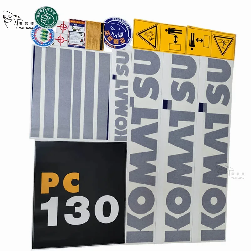 TALUADA Набор стикеров для тела Komatsu PC60-7 PC130-7 PC160-7 PC200-7 PC240-7 PC270-7 PC360-7 автомобиля наклейки логотип пользовательские