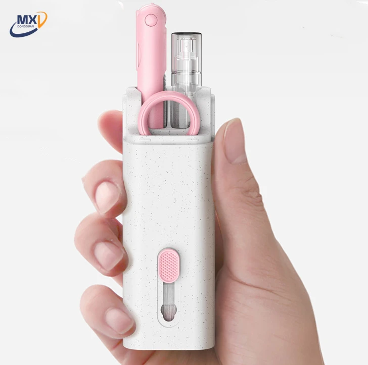 7 in 1 Computer Keyboard Airpods Cleaner Headphone Cleaning Kit , Multifunctional Cleaning Pen for Earbuds Cleaning Pen Kit