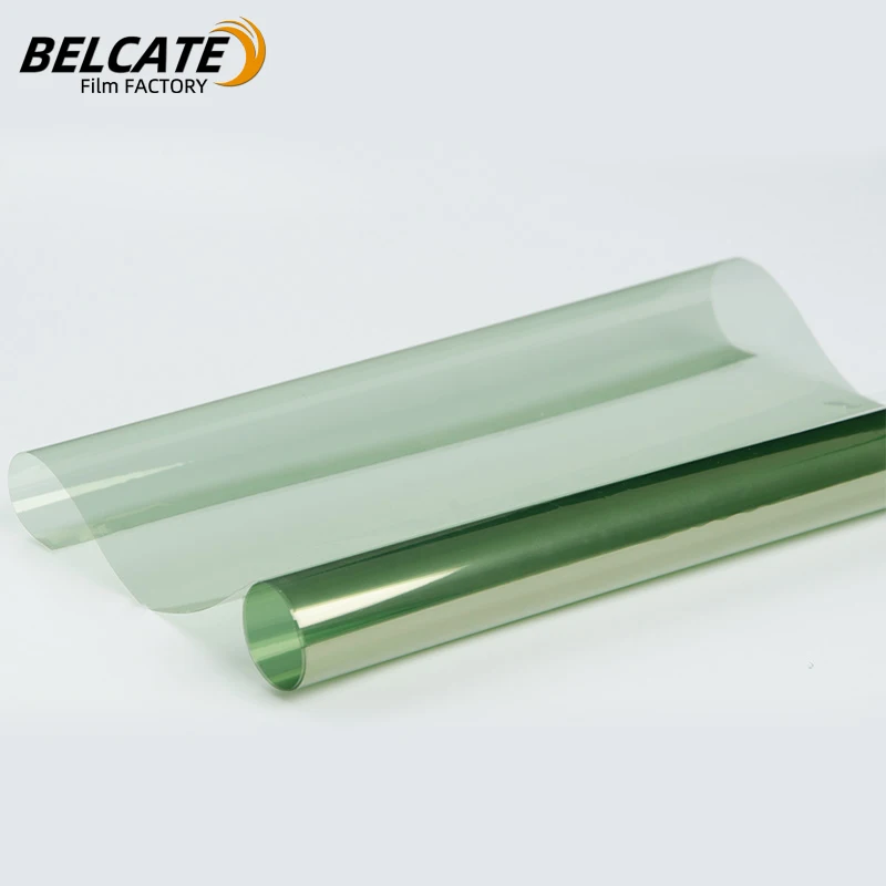 High Clear Vision Car Windshield Cover 2PLY Light Green Window Tint Film Car Film Window Tinting
