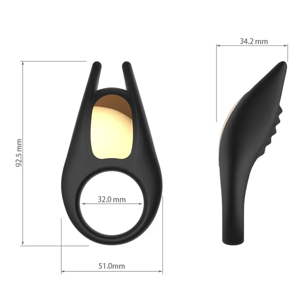 
Luxury Sex Toy High Quality Silicone Rechargeable Vibrating Male Delay Ejaculation Penis Cock Ring 