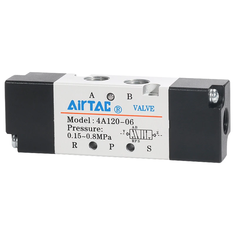 AIRTAC 4A130/230/330/430-M5/06/08/10/15 aluminium alloy  Air control valve solenoid valve